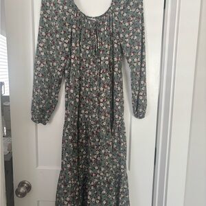 Floral Long Sleeve Dress